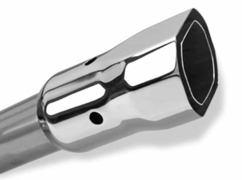 Borla 97-99 Jeep Wrangler 2.5/4.0L w/o Hitch Cat-Back 2.25in Single Sqr Angle Cut Phntm Rear-Borla-BOR14728