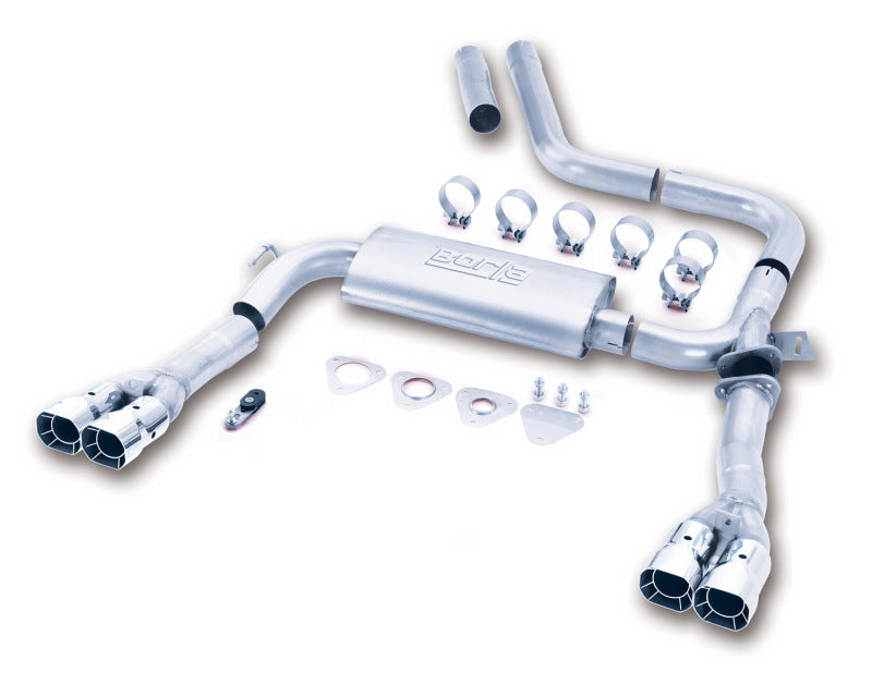 Borla 98-01 CAMARO/TRANS AM 5.7L V8 AT/MT Catback Exhaust Quad Tips-Borla-BOR14780