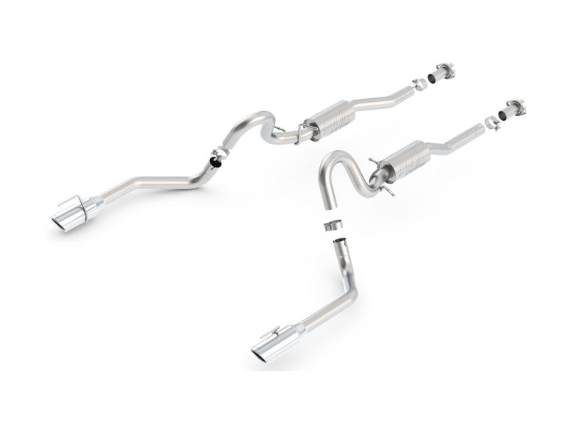 Borla 99-04 Ford Mustang GT 4.5L V8 AT/MT RWD 2dr ATAK SS Catback Exhaust-Borla-BOR140458