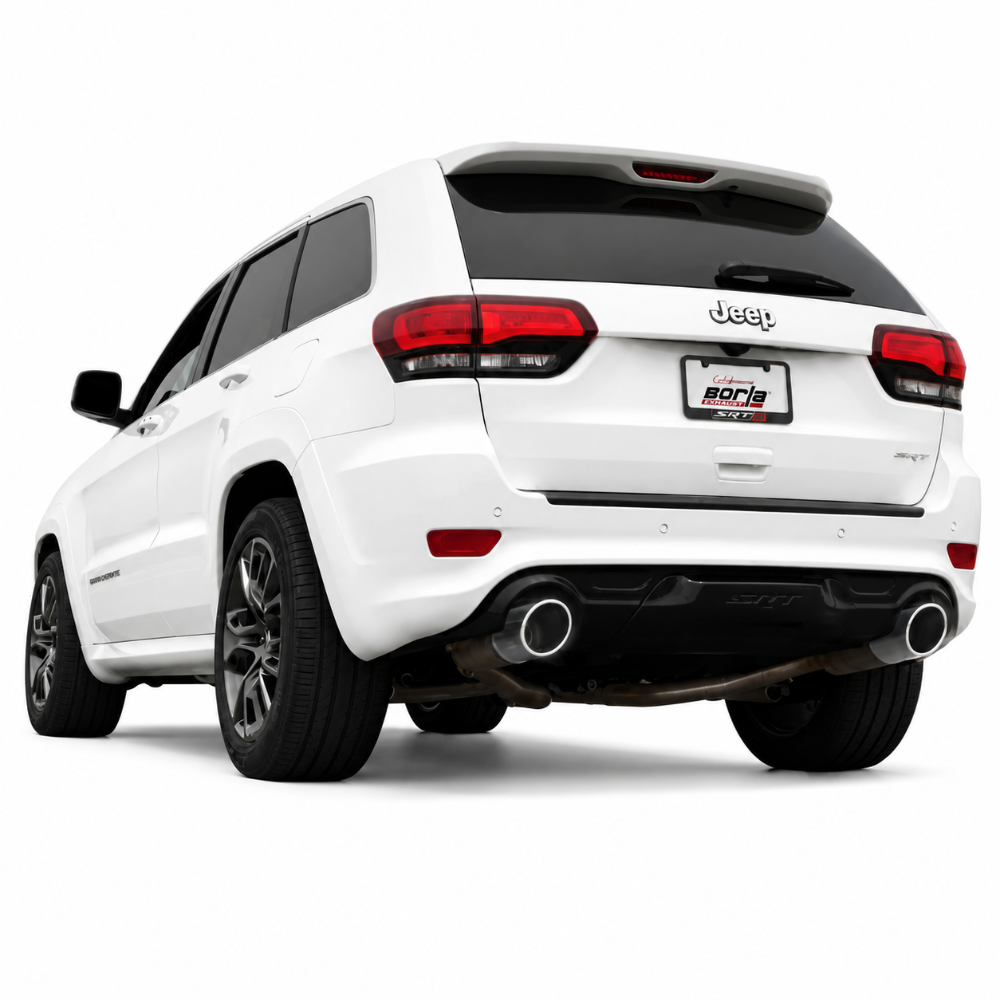 Borla ATAK cat-back exhaust installed on a 2015-2021 Jeep Grand Cherokee SRT