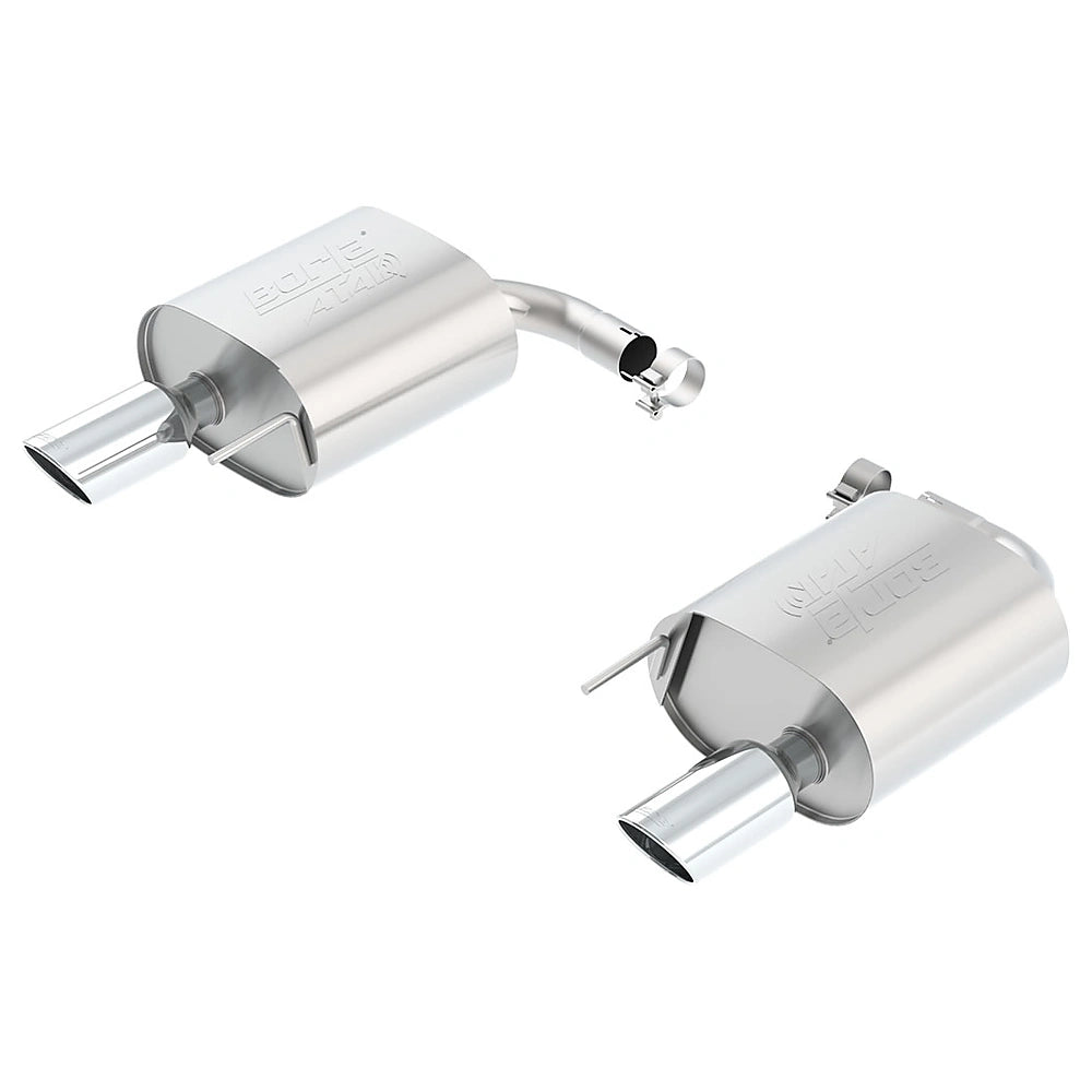 Borla Atak Rear Section 15-17 Ford Mustang 2.3L EcoBoost MT/AT 2.25in pipe 4in tip - Borla 11890