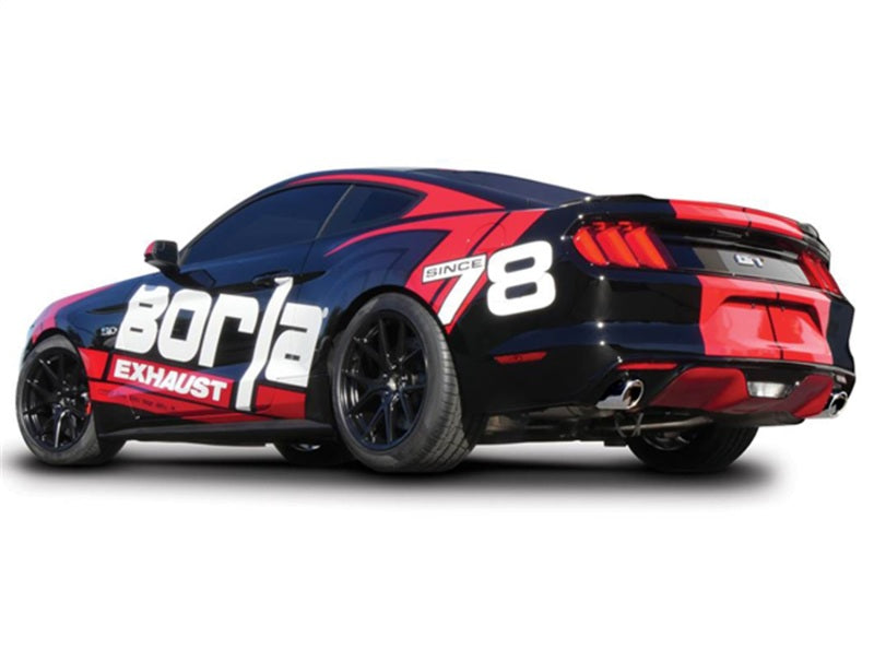 Borla Atak S Cat-Back 15-17 Ford Mustang GT 5.0L V8 MT/AT 2.5in pipe 4in tip-Borla-BOR140591