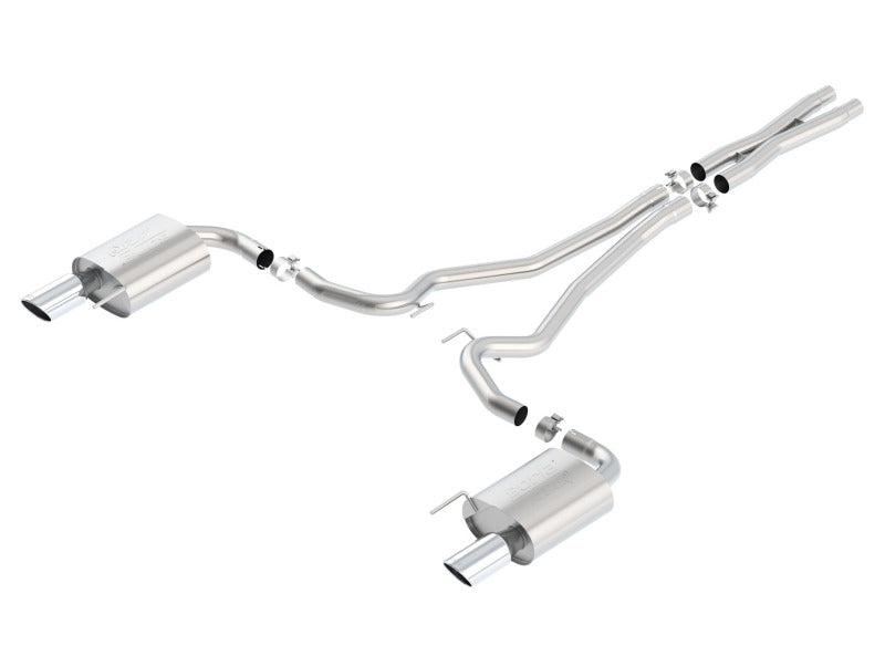 Borla Atak S Cat-Back 15-17 Ford Mustang GT 5.0L V8 MT/AT 2.5in pipe 4in tip-Borla-BOR140591