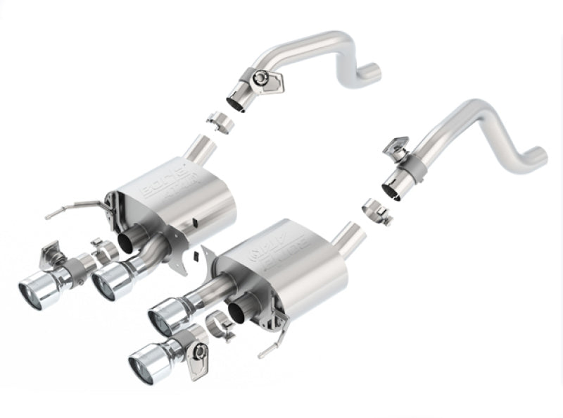Borla 2014 Chevrolet Corvette C7 6.2L 8cyl ATAK Exhaust w/ NPP Dual Mode (rear section only) - Borla 11875