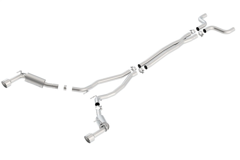 Borla 14-15 Chevy Camaro SS 6.2L V8 Single Split Rear Exit S-Type Catback Exhaust - Borla 140530