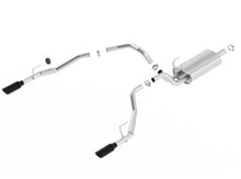 Load image into Gallery viewer, Borla 09-17 Ram 1500 5.7L V8 5in Single Tip Black Chrome Cat-Back Touring Exhaust Through Bumper - Borla 140552BC