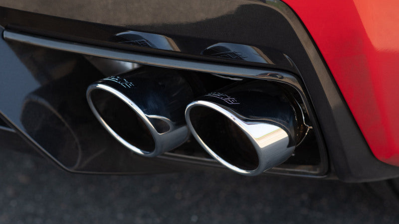 Borla 2020 Chevrolet Corvette C8 6.2L S-Type Exhaust System Dual Round A/C Tips 4inx 4.75in - Borla 140838