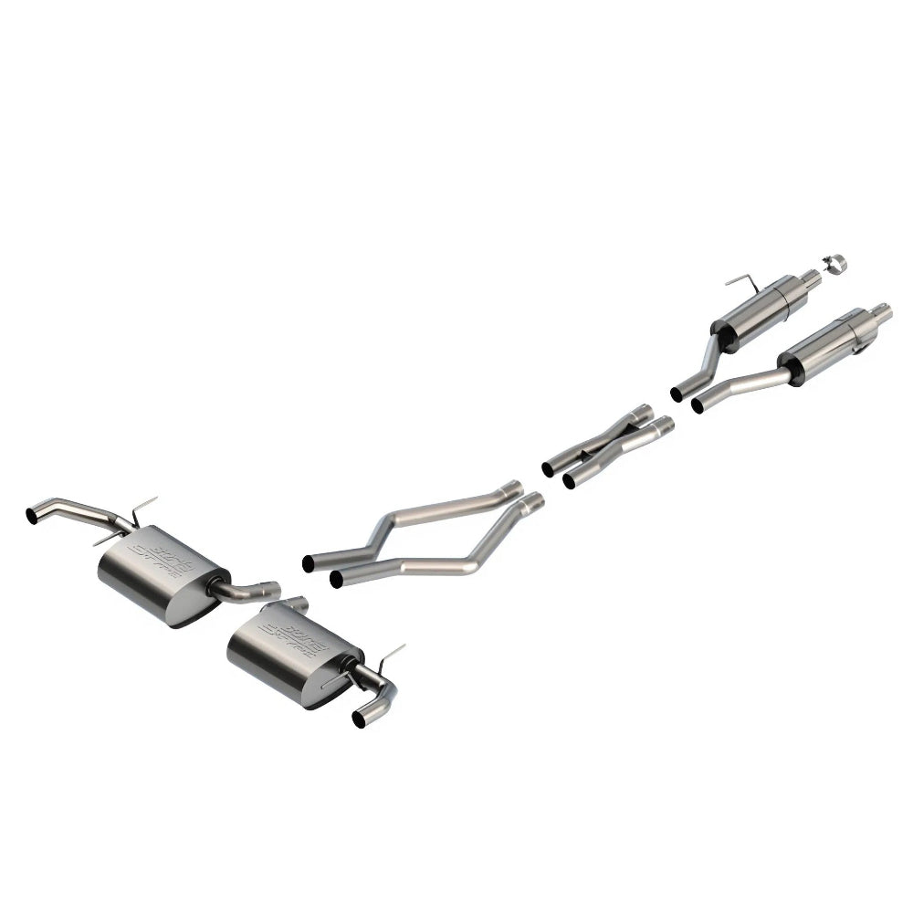 Borla 22-24 Jeep Grand Cherokee Overland Summit V6 2WD & 4WD S-TYPE Cat-Back Exhaust - Borla 140955