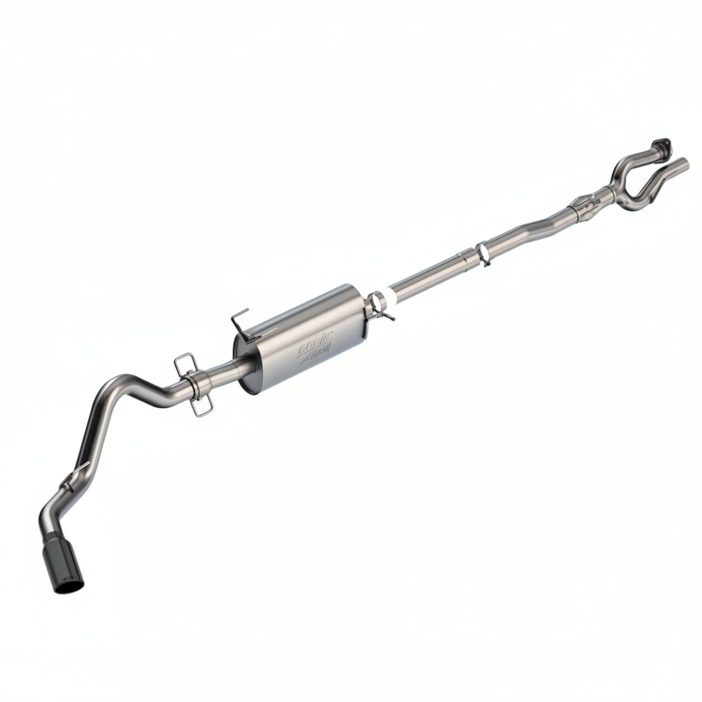 Borla 20-25 Ford F250/F350 Super Duty 7.3L V8 4dr 2.75in-3in ATAK Cat-Back Exhaust - Blk Chrome - Borla 141015BC