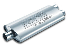 Load image into Gallery viewer, Borla Universal Center/Dual Oval 3in In / 2.5in Out 19in x 4in x 9.5in Notched PRO-XS Muffler - Borla 400487