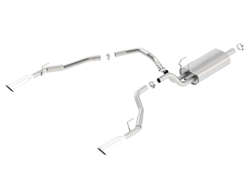 Borla Cat-Back Touring 09-15 Ram 1500 5.7L EC SB Truck Single Spilt Rear Exit Through Bumper-Borla-BOR140552