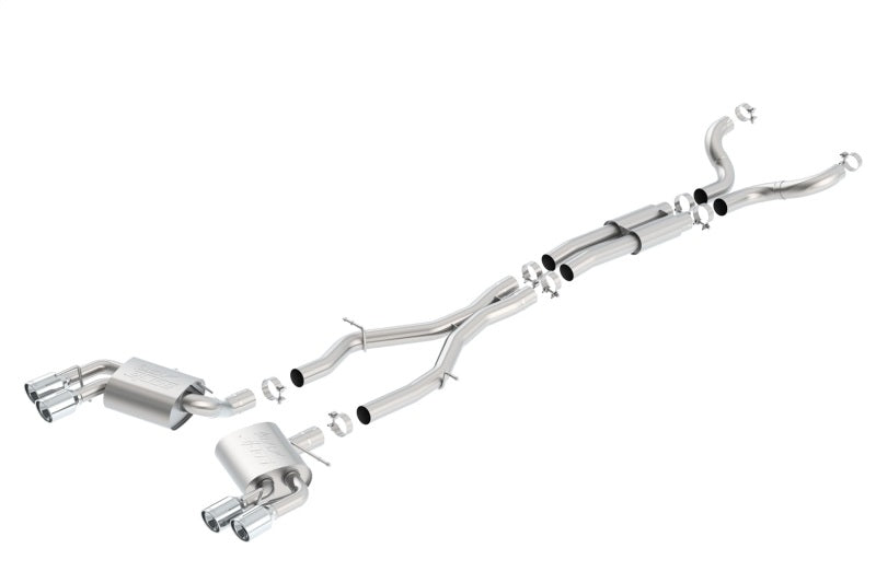 Borla Chevy 16-17 Camaro 6.2L ATAK Catback w/ Dual Tips (NPP) Dual Split Rear Exit-Borla-BOR140688