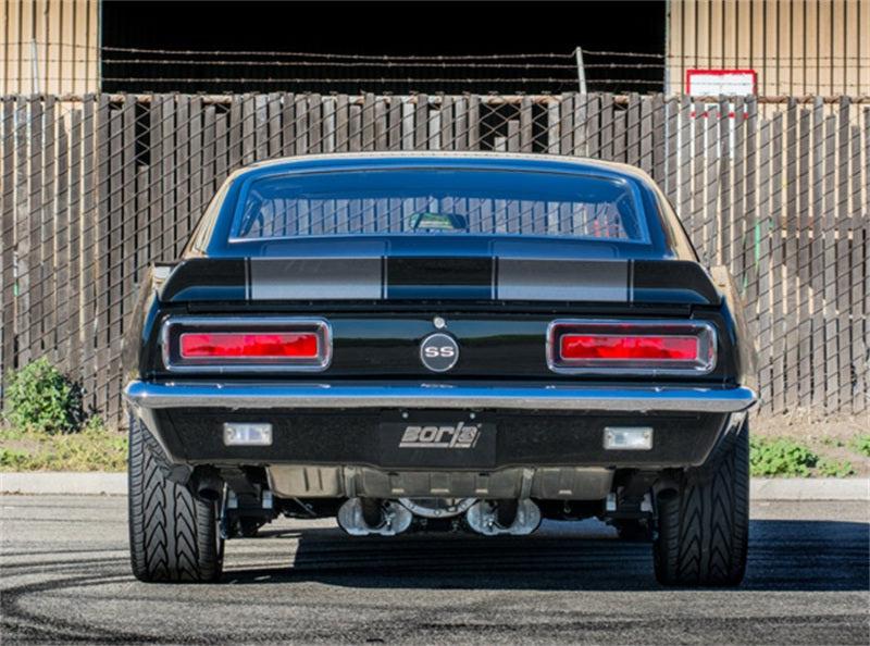 Borla CrateMuffler BBC 396/402/427 ATAK 2.5 inch ID Offset/Center 14in x 4.35in x 9in Oval Muffler-Borla-BOR400852