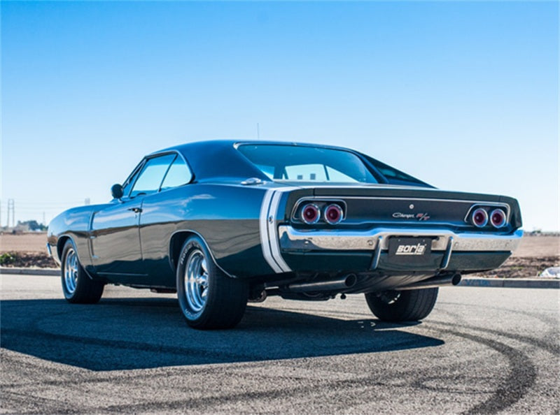 Borla CrateMuffler Big Block Mopar 383/413/426/440 2.5in Offset/Center 14inx4.35inx9in Oval Muffler-Borla-BOR400941