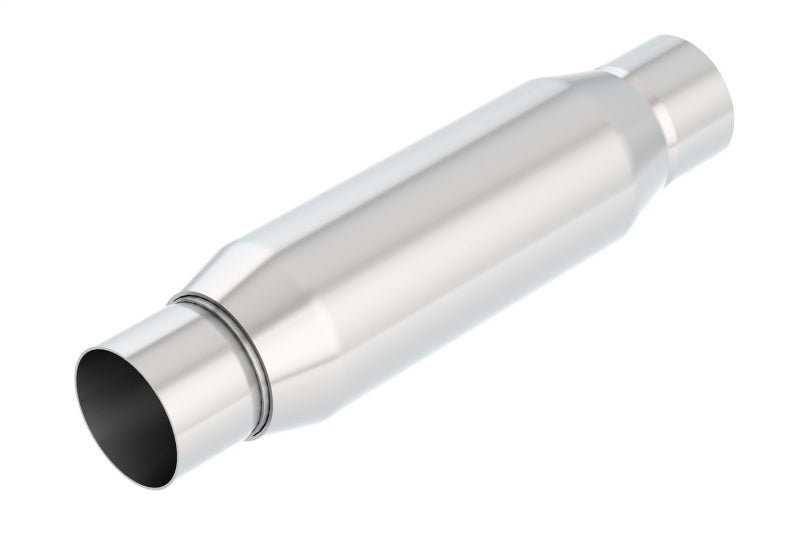 Borla CrateMuffler Resonator Option 2.25in Center/Center 3.5in Round x 10in-Borla-BOR400937