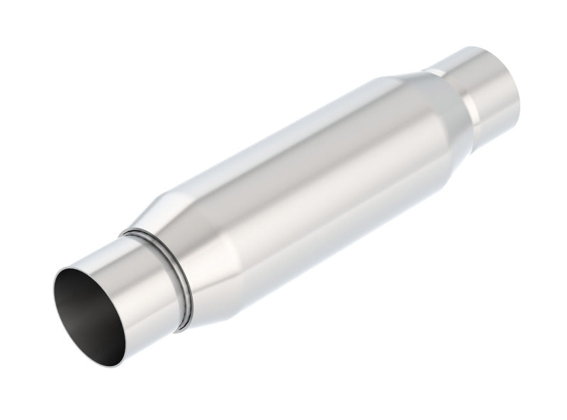 Borla CrateMuffler Resonator Option 2.5in Center/Center 3.5in Round x 10in-Borla-BOR400938
