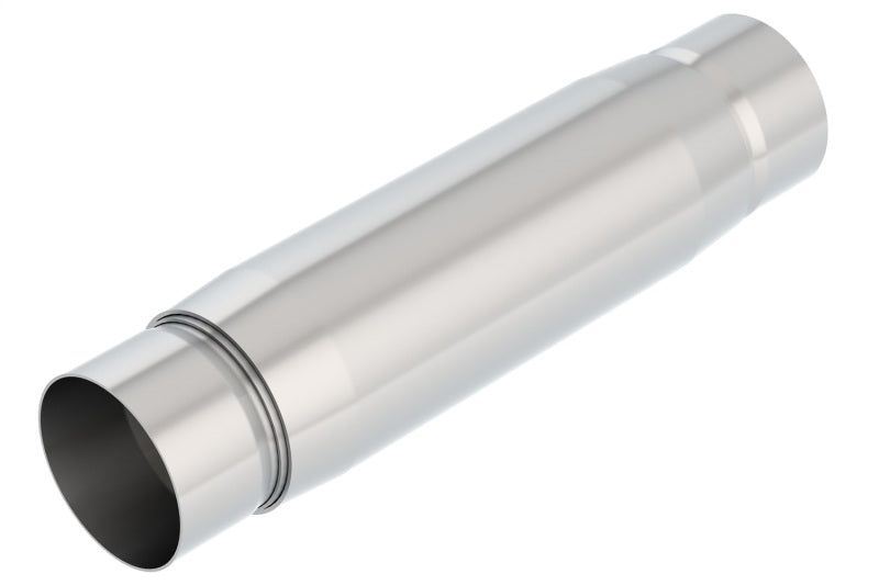 Borla CrateMuffler Resonator Option 3in Center/Center 3.5in Round x 10in - Null Sound Center/Center-Borla-BOR400939