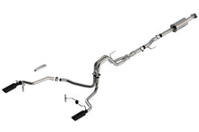 Load image into Gallery viewer, Borla F-150 2021 5.0L 4dr CC SB EC STB Lariat/KR/Platinm/LTD 3/2.25 SRE Cat-Back ATAK Black CHR Tips-Borla-BOR140867BC