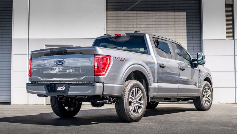Borla F-150 2021 5.0L 4dr CC SB EC STB Lariat/KR/Platinum/LTD 3/2.25 DSE Cat-Back ATAK CHR Tips-Borla-BOR140875