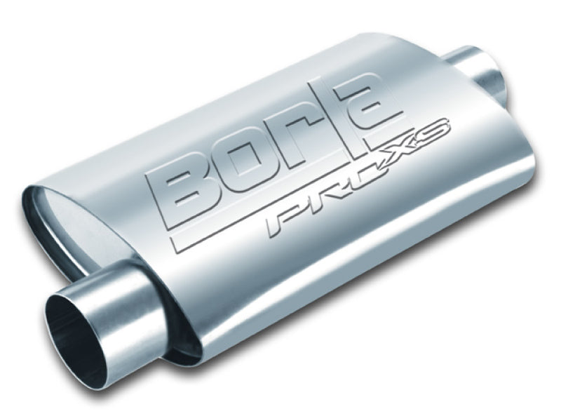 Borla Pro-XS 2in Tubing 14in x 4in x 9.5in Oval Center/Offset Muffler-Borla-BOR40344
