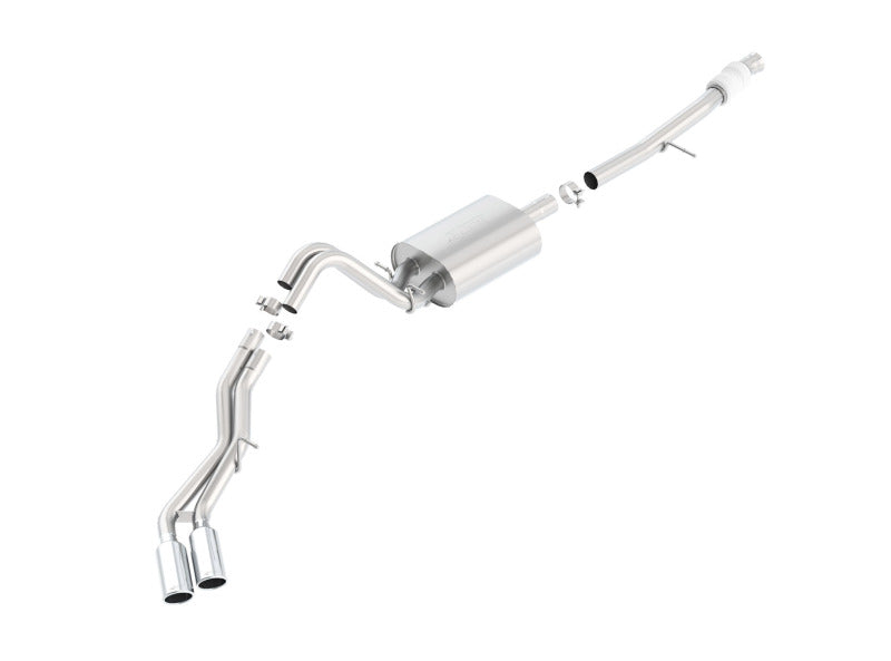 Borla Touring Cat Back 15-16 Chevy Suburban 5.3L V8 2.75in, 2.25in Dual Same Side Exit 4in Tips-Borla-BOR140558