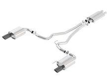 Load image into Gallery viewer, Borla Touring Cat-Back 15 Ford Mustang GT 5.0L V8 MT/AT 2.5in pipe Black 4in tip-Borla-BOR140589BC