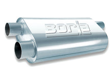 Load image into Gallery viewer, Borla Universal Oval Transverse Single 3in Inlet/2.5in Outlet 19in x 10.25in x 5.5in Turbo Muffler-Borla-BOR40474