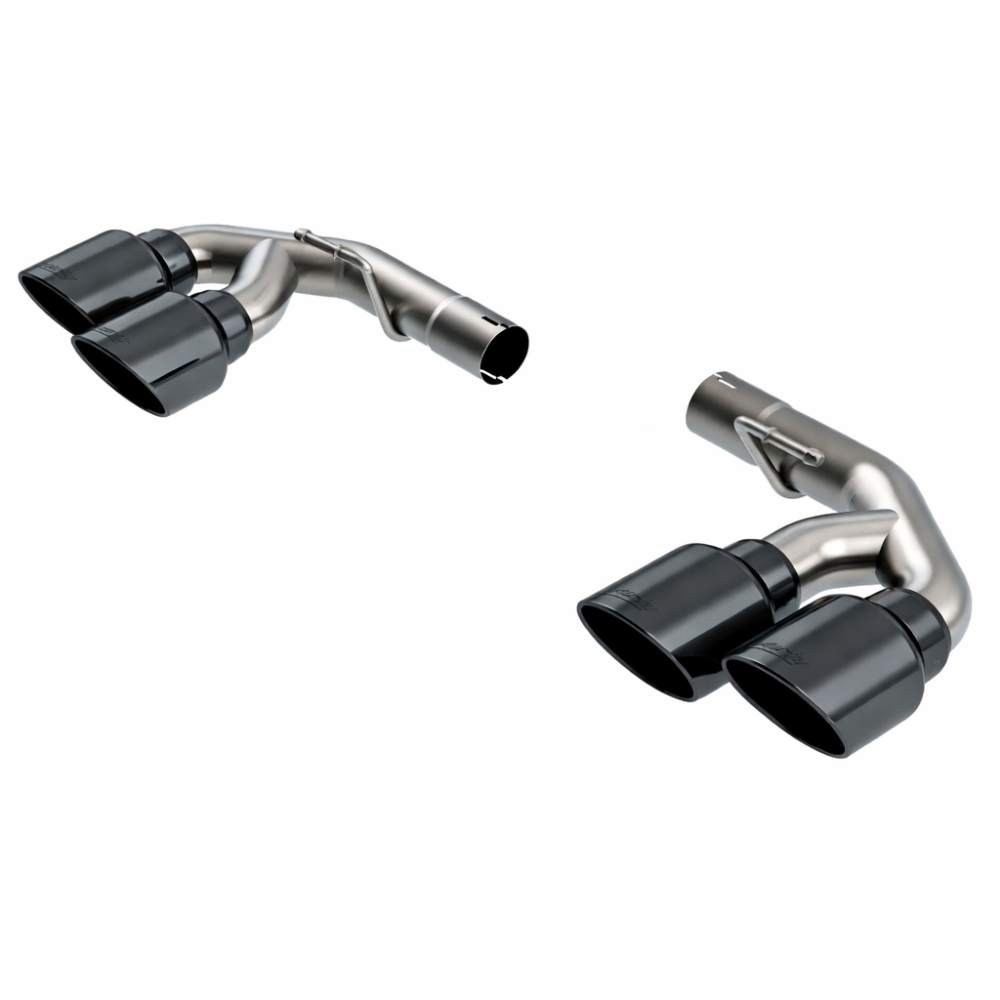 Borla 60749BC black chrome tip kit full view
