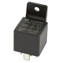 Load image into Gallery viewer, Bosch 0986332400 12V SPDT mini relay with five blade terminals and integral mounting bracket