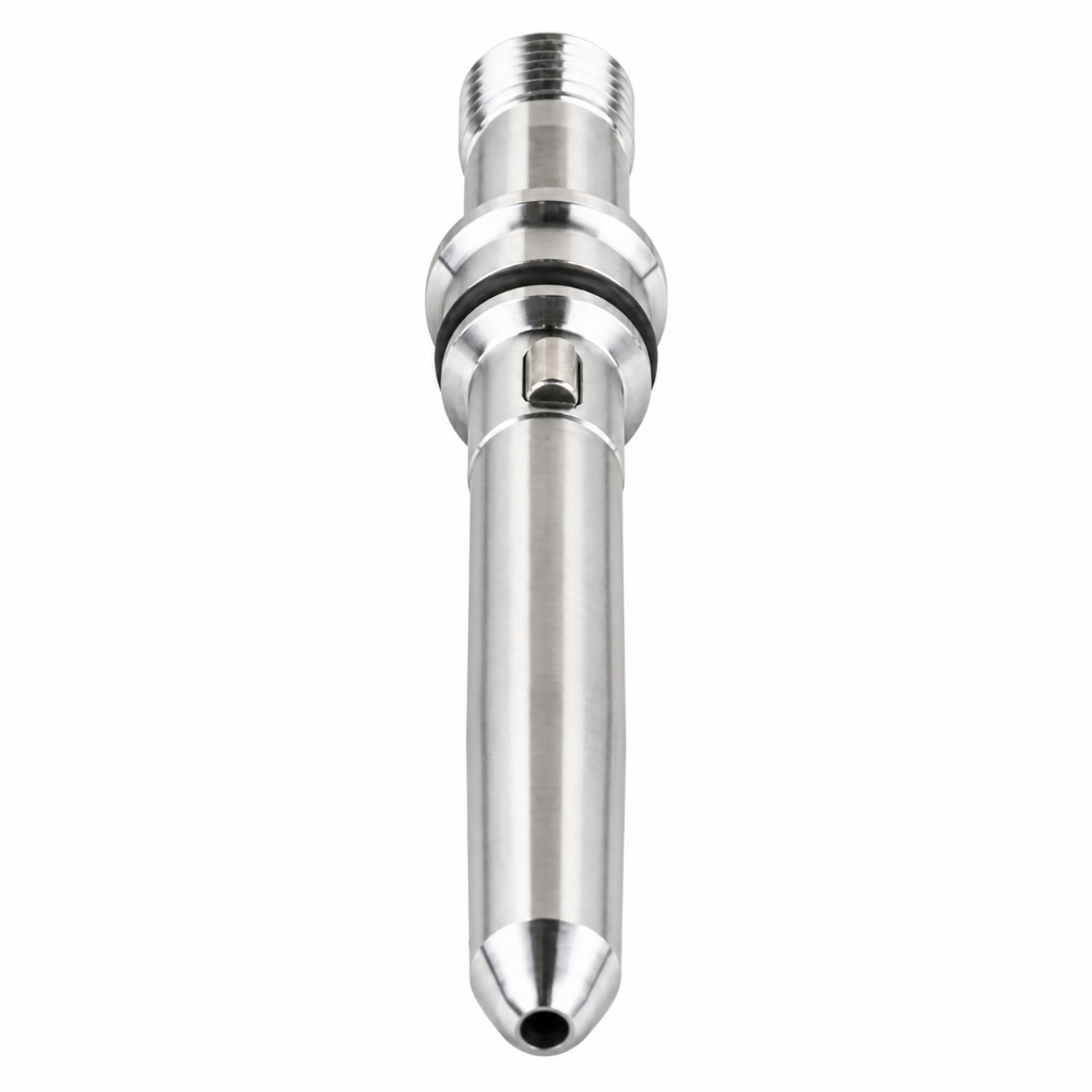 Bosch 6.7L Cummins injector crossover tube with O-ring OEM replacement for Dodge Ram common rail fuel system