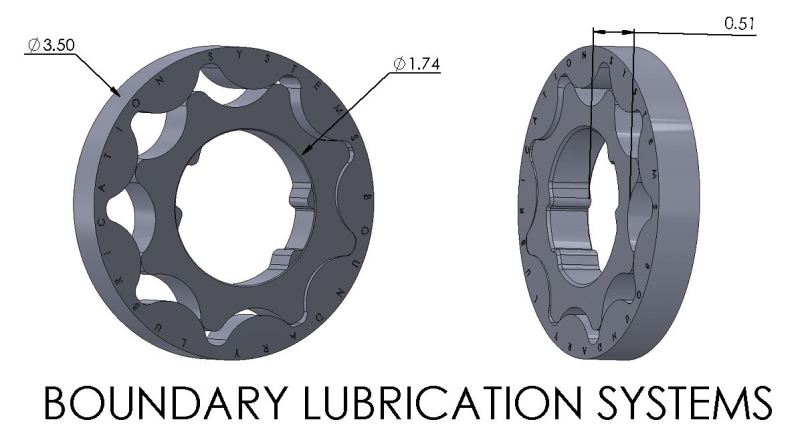 Boundary 05-14 Ford Modular Motor/Shelby GT500 3V 4.6L/5.4L V8 Billet Oil Pump Gear - Black Ops Auto Works