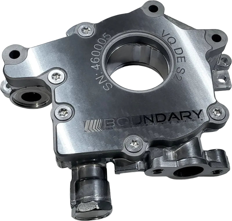 Boundary Nissan VQ 3.5L DE Oil Pump Assembly w/Billet Back Plate Boundary BOUVQ-S2-DE-BBP