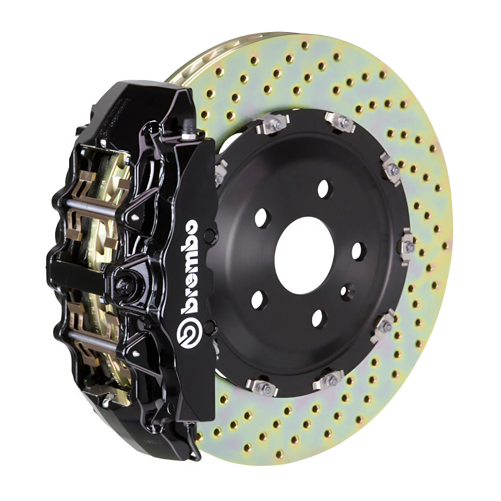 Brembo Brembo 06-10 Grand Cherokee SRT-8 Front GT BBK 8 Piston Cast 380x34 2pc Rotor Drilled-Black