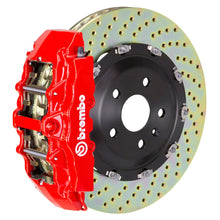 Load image into Gallery viewer, Brembo Brembo 06-10 Grand Cherokee SRT-8 Front GT BBK 8 Piston Cast 380x34 2pc Rotor Drilled-Red