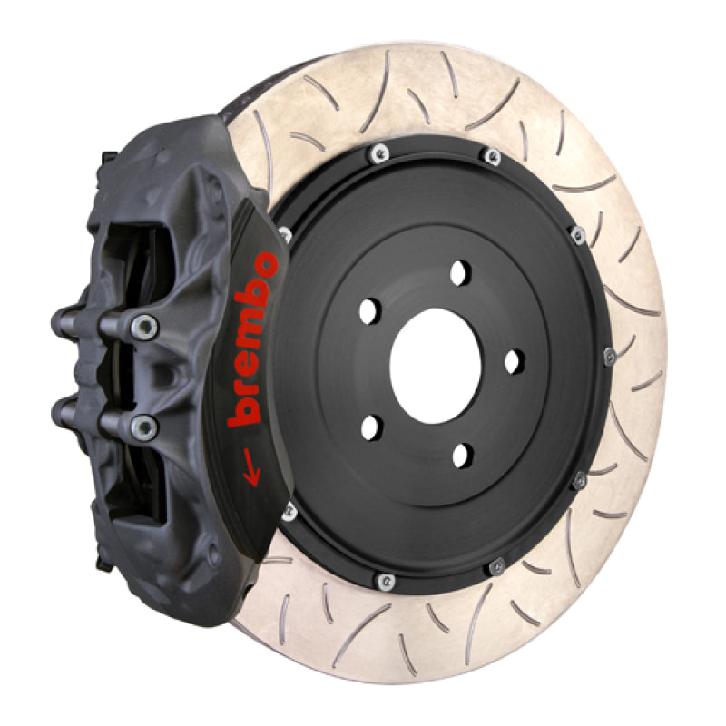 Brembo Brembo 06-13 Corvette Z06 PISTA Fr Race BBK 6Pist Forged 2pc 380mm 2pc Rotor T3-Black