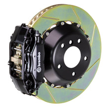 Load image into Gallery viewer, Brembo Brembo 08-13 M3 (E90/E92/E93) Rear GT BBK 4 Piston Cast 345x28 2pc Rotor Slotted Type-1-Black
