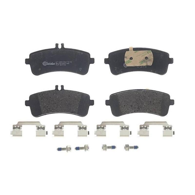 Brembo OE Brembo 13-19 Mercedes-Benz SL63 AMG/13-18 SL65 AMG Rear Premium Low-Met OE Equivalent Pad