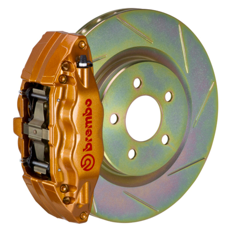 Brembo Brembo 15-21 WRX (VA) Front GT BBK 4 Piston Cast 2pc 326 x30 1pc Rotor Slotted Type-1 - Gold