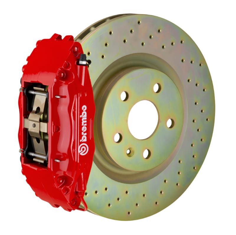 Brembo Brembo 16+ Camaro LS/LT/SS Front GT BBK 6 Piston Cast 355x32 1pc Rotor Drilled-Red