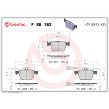 Load image into Gallery viewer, Brembo OE Brembo 18-20 Audi RS3/ Audi TT RS Quattro Rear Low-Met Brake Pad