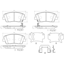Load image into Gallery viewer, Brembo OE Brembo 18-21 Genesis G70/ Kia Stinger Front NAO Brake Pad