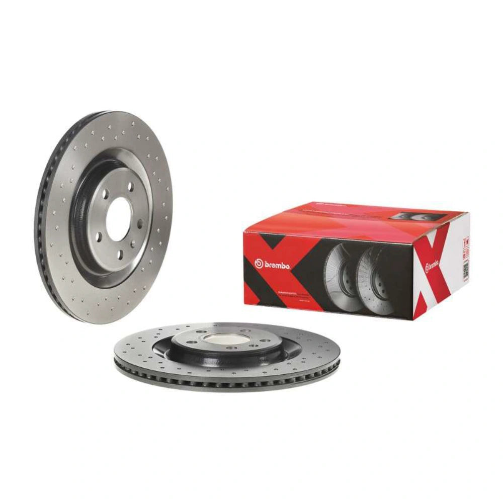 Brembo 2015+ Audi Q7 / 2016+ Audi A5 Drilled Disc Brake Rotor - Brembo OE 09.B969.1X