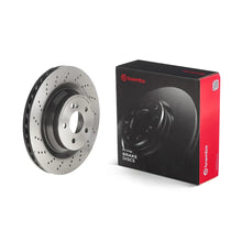 Load image into Gallery viewer, Brembo 09.C502.11 drilled rear rotor supplied in KT04470 brake kit; kit includes two rotors