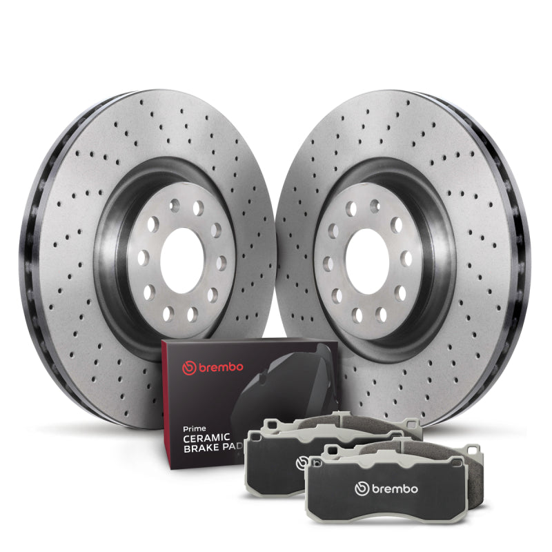 Brembo OE Brembo OE 08-15 Audi TT Quattro Rear Disc Brake Kit