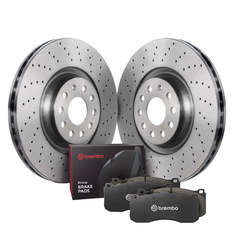 Brembo OE Brembo OE 08-15 Audi TT Quattro Rear Disc Brake Kit