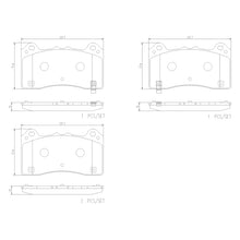 Load image into Gallery viewer, Brembo OE Brembo OE 16-18 Ford Focus PRIME Ceramic Brake Pad - Front
