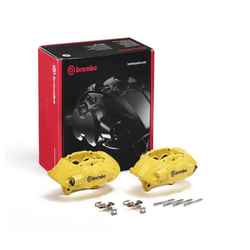 Brembo OE Brembo OE 16-21 BMW M2/17-18 M3/17-20 M4/14-16 M235i Hydraulic Front X-Style Brake Calipers - Yellow