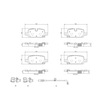 Load image into Gallery viewer, Brembo OE Brembo OE 21-24 Cadillac Escalade/Suburban/Tahoe/Yukon/Yukon XL Ceramic Brake Pad - Rear