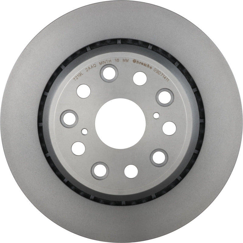Brembo 20-22 Jeep Gladiator/18-22 Jeep Wrangler Front UV Coated Rotor - Brembo OE 09.D714.11