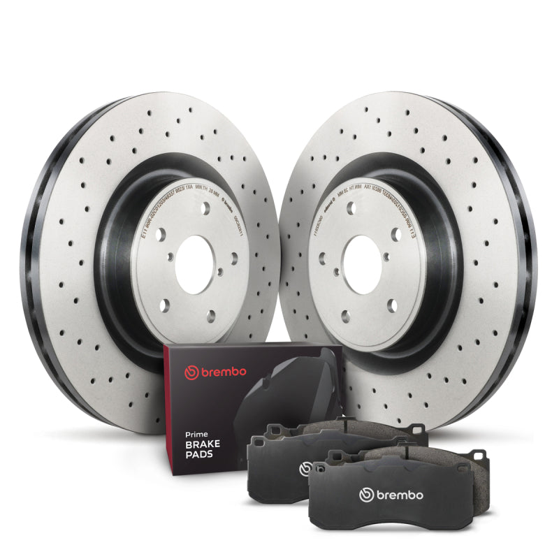 Brembo OE 05-08 Porsche 911 Front Disc Brake Kit - Brembo OE KT04282